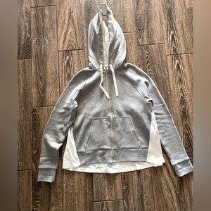 Kate Spade gray zip up hoodie